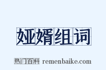 娅婿组词是什么意思的图片